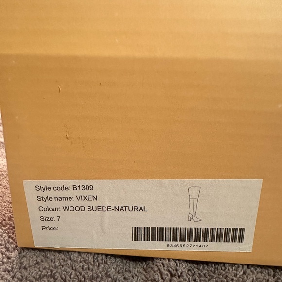 Billini “Vixen” Brown Suede Over the Knee Boots - Picture 2 of 5